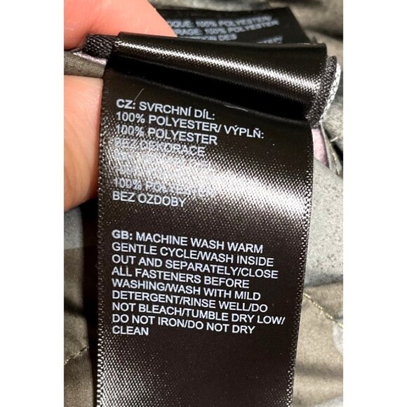 The North Face Girls Reversible Jacket 4T Camo Puffer Fur Snow - Picture 6 of 8